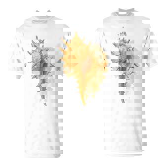 水彩 ムレックス 貝殻 貝殻 ハンティング ビーチコーミング Tシャツ - Kawaiitshirt