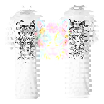 水彩ファンタジー風プーマの花 Tシャツ - Kawaiitshirt