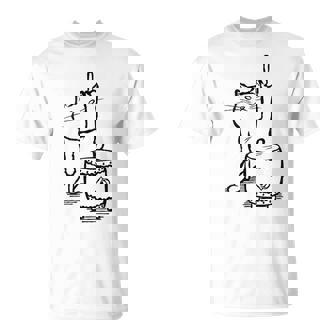 猫ねこネコ和太鼓お祭り Tシャツ - Kawaiitshirt