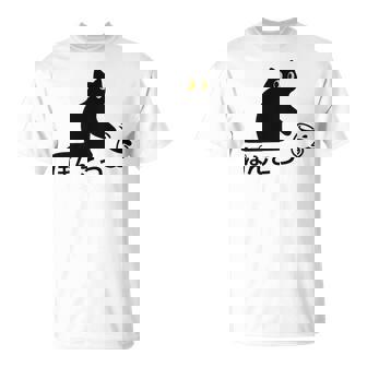 おもしろ 猫好き 猫飼い 猫 ネコ ねこ 黒猫 くろねこ好き 面白い サプライズ ギフト にゃんこ かわいい 長袖tシャツ Tシャツ - Kawaiitshirt