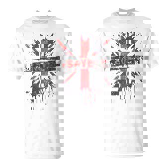 神は貧しい王のcor冠式パンクグラフィティユニオンジャックを救う Tシャツ - Kawaiitshirt