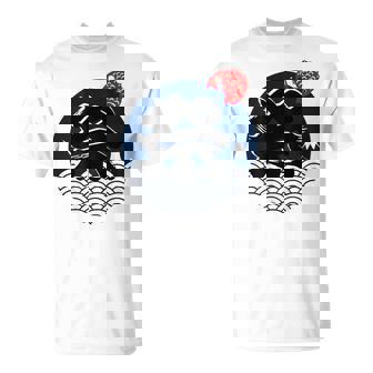 祭 まつり お祭り 海 富士山 鯛 夏祭り 秋祭り 花火大会 納涼まつり カジュアル はっぴのようなおもしろワッショイ Tシャツ - Kawaiitshirt