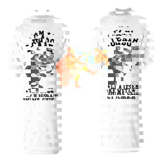 私はレスラーのようなルチャドールだけだ もっとクレイジーなルチャ・リブレ Tシャツ - Kawaiitshirt