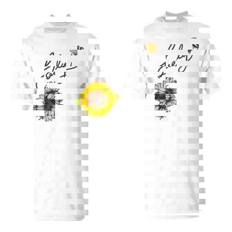 秋のひまわり マルハナバチ 面白いひまわり蜂 秋の愛 Tシャツ - Kawaiitshirt