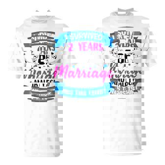 結婚2年 結婚2周年 Tシャツ - Kawaiitshirt