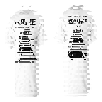 線路付きレールライフ 鉄道作業員と鉄道模型用 Tシャツ - Kawaiitshirt
