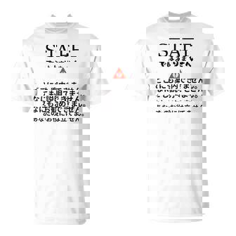 職場で使えるstaffではありませんユーモアグラフィック Tシャツ - Kawaiitshirt