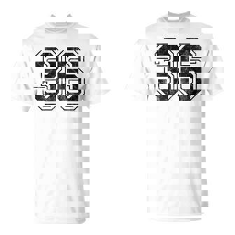 背中に36番。 Tシャツ - Kawaiitshirt