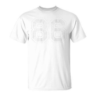 背面に86番。 Tシャツ - Kawaiitshirt