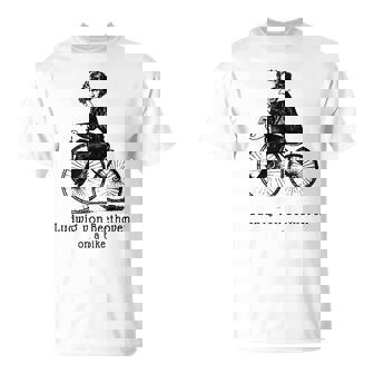自転車に乗ったベートーベン ルートヴィグバン ベートーベン Tシャツ - Kawaiitshirt