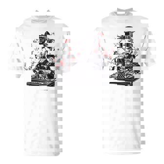 芸者 Dj 着物 和 美的 原宿 Tシャツ - Kawaiitshirt