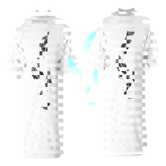 落ちる青い鳥の羽 Tシャツ - Kawaiitshirt