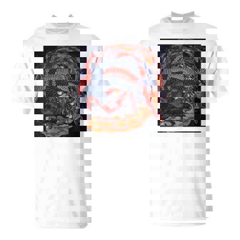 葛飾北斎作 鳳凰 長袖tシャツ Tシャツ - Kawaiitshirt