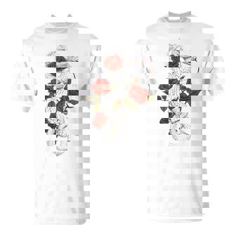蛇爬虫類 蛇 バラ 花 爬虫類 ギフト Tシャツ - Kawaiitshirt