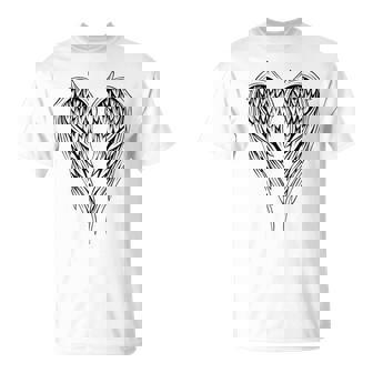 裏側の天使の羽 Tシャツ - Kawaiitshirt