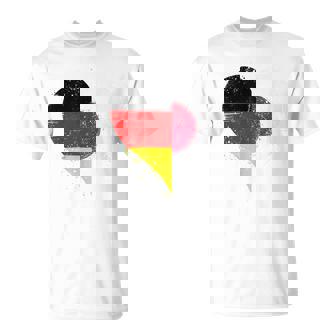 誇り高き日本人ドイツ人のためのヴィンテージの旗 A 日本 ドイツ Tシャツ - Kawaiitshirt