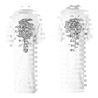 象のマンダラ、ヨガナマステエスニックシャーマン。 Tシャツ - Kawaiitshirt