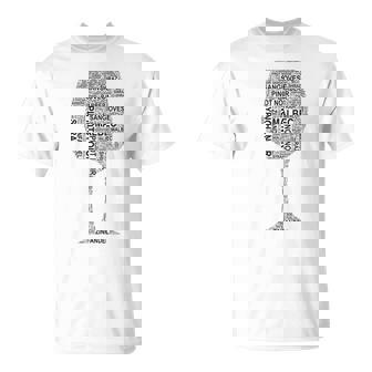 赤ワイングラス ワード アート オブ ワイン タイプ ブラック テキスト Tシャツ - Kawaiitshirt