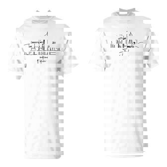 都市 スカイライン 旅行 お土産 観光 福岡 日本 Tシャツ - Kawaiitshirt