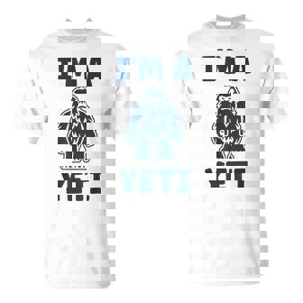 野獣のイエティ 忌まわしい雪だるまのユーモア 私はイエティが大好き I'm A Yeti Tシャツ - Kawaiitshirt