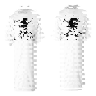 釣り帽子 釣り竿 スカル フィッシング バックプリント Tシャツ - Kawaiitshirt