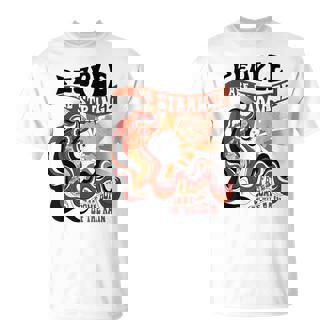 雨から顔が出てきて変な人が多いアパレル Tシャツ - Kawaiitshirt