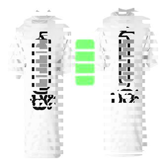 電池 100 フルバッテリー Tシャツ - Kawaiitshirt