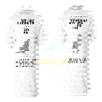 青いセキセイインコ、面白いことわざ、楽しい、セキセイインコ Tシャツ - Kawaiitshirt