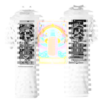 面白い Choccy ミルク タロット カード チョコレート ミルクセーキ 長袖tシャツ Tシャツ - Kawaiitshirt