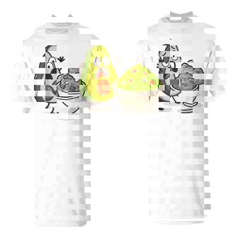面白いアボカドワカモレ漫画パニック Tシャツ - Kawaiitshirt