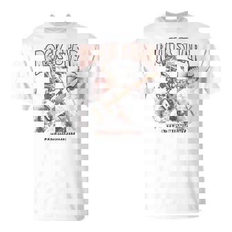 面白いギター猫 エレキギターでロックを弾く猫 長袖tシャツ Tシャツ - Kawaiitshirt