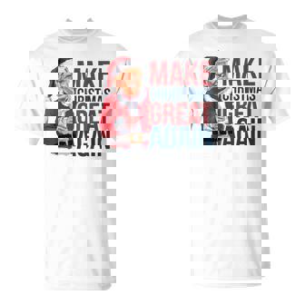 面白いクリスマスグレートアゲイントランプサンタファンusaホリデー 2024 Tシャツ - Kawaiitshirt