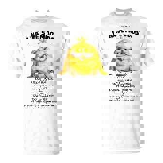 面白いチキンムード、I'm Too Old For This 鳥好きのデザイン。 Tシャツ - Kawaiitshirt