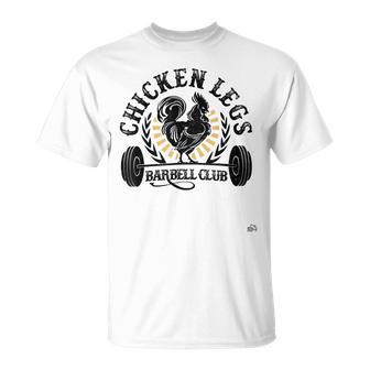 面白いチキンレッグバーベルワークアウトジム。 Tシャツ - Kawaiitshirt