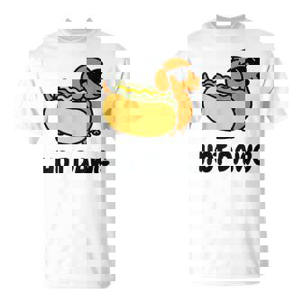 面白い犬 ホットドッグ 食通 駄洒落ギフト 男性 女性 キッズ 男の子 女の子 Tシャツ - Kawaiitshirt