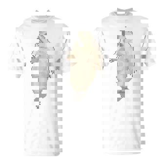 驚愕した マーモット ステッチ デザイン おもしろい 動物 レトロゲーム ドット絵 Tシャツ - Kawaiitshirt