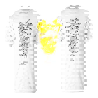 鳥パフェイエロー オカメインコ ラブバード バギー Tシャツ - Kawaiitshirt