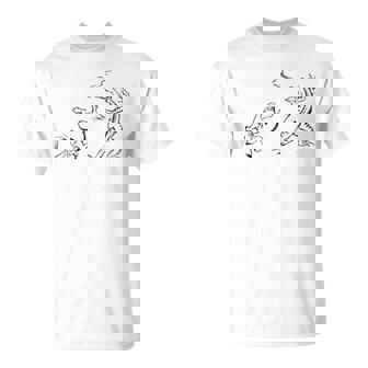 鳥獣戯画《蛙と兎・相撲》かえる うさぎ【日本・世界の名画】日本画 和柄 美術館アート 長袖tシャツ Tシャツ - Kawaiitshirt