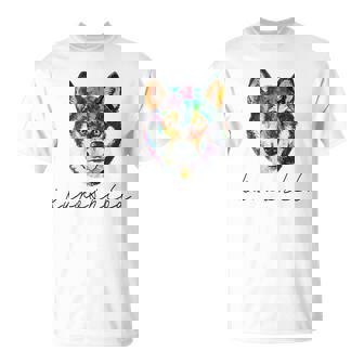 黒柴のグラフィックデザイン Tシャツ - Kawaiitshirt