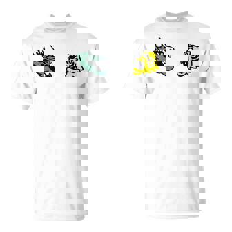 龍 虎 対決 和風キャラクターアート デフォルメポップデザイン Tシャツ - Kawaiitshirt