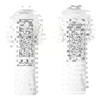 龍体文字フトマニ図 タロット 幸運 Tシャツ - Kawaiitshirt