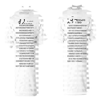 （背中側 バックプリント）314 円周率 パイ《数学》【変なtシャツ屋さん】理数系 数字 メッセージ 面白い Tシャツ - Kawaiitshirt