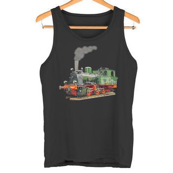 T-shirt Locomotive à Vapeur Réaliste – Pour Passionnés De Trains, Adultes Et Enfants