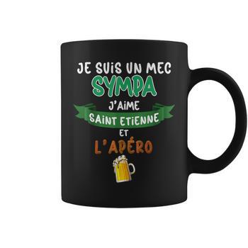 T-Shirt Saint Etienne Mec Sympa Supporter Bière Foot - Cadeau Humour Stéphanois Homme