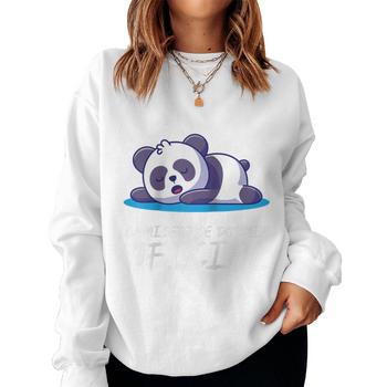 90s Camiseta Larga Mujer Cute Panda Vintage 1990s Animal Camiseta Para