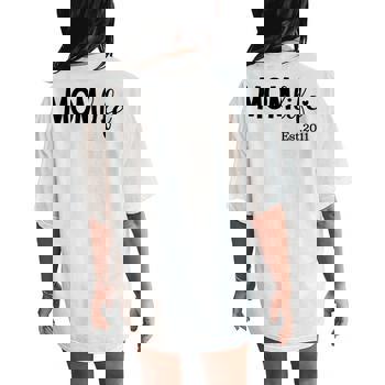 Mom Life Est 2011 For New Mom Mama Mommy For Mother's Day T