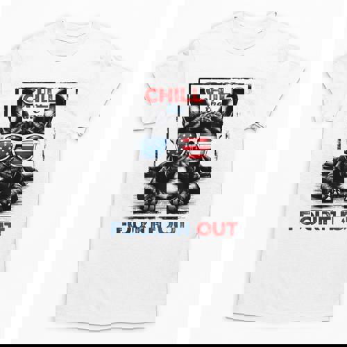 Chill The Fourth Out 4th Of July Cute French Bulldog Unisex T-Shirt - Raccsy DE