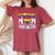 Gay Pride Month Free Mom Hugs Lgbtq Ally Trans Women Women's Oversized Comfort T-shirt Crimson