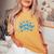 トレーニングエクササイズコスチューム ジム 男の子 女の子 レディースオーバーサイズコンフォートTシャツ Mustard