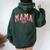 Mama Mommy Cherry Happy Mother's Day Mom Life Coquette Bow Women Oversized Hoodie Back Print Forest